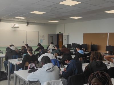 Concentration optimale au collège Solveig Anspach à Montreuil.