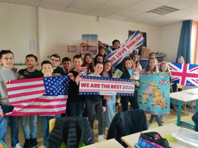 Les élèves de 6e et 5e du collège Sacré Cœur de Sainte Pazanne