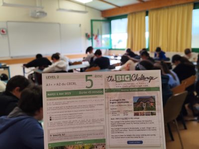 Les cerveaux s'échauffent sur le Big challenge 2025 au collège JEAN VILAR de VERT SAINT DENIS (77)