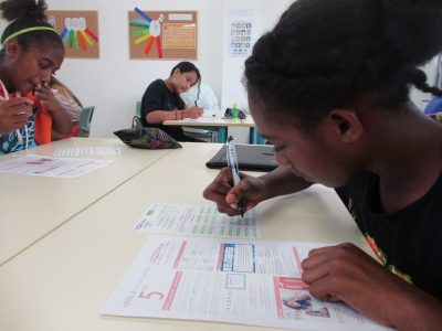 Le Big Challenge au LYCEE FRANCAIS LE CLEZIO à PORT VILA au VANUATU (Pacifique Sud), que de concentration! Good luck everyone!