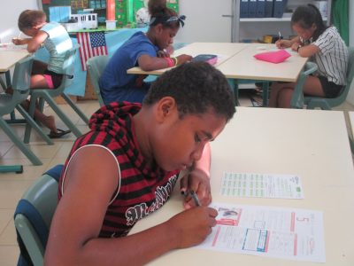 Le Big Challenge au LYCEE FRANCAIS LE CLEZIO à PORT VILA au VANUATU (Pacifique Sud).