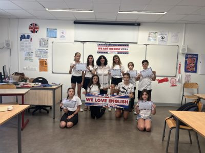 Students who successfully participated in the English challenge 2024!