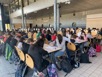 Saint Nicolas de Port, collège Saint Exupéry en pleine concentration sur les sujets 2022 de The Big Challenge !