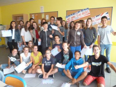 Chemillé en Anjou  Collège Saint Joseph
Bravon aux 5èmes B pour leur participation et leurs très bons résultats au big Challenge 2017 !