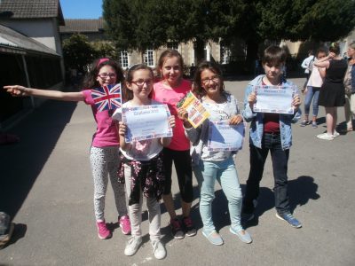 Collège Chavagnes, Loudun - le jour de la remise des prix du Big Challenge 2018. On est les meilleurs!