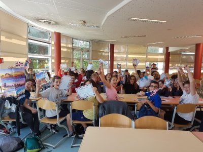 Collège la Quintinye Noisy Le Roi. Un bon moment en fin d'année lors de la remise des prix