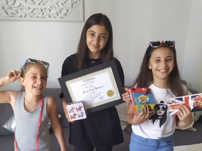 École et collège Assomption St Marc St Aignan à Orléans, 3 sœurs élèves de Natalie Di Lorenzo qui ont participé avec assiduité à Clik'n play, the Big Challenge et sa game zone.