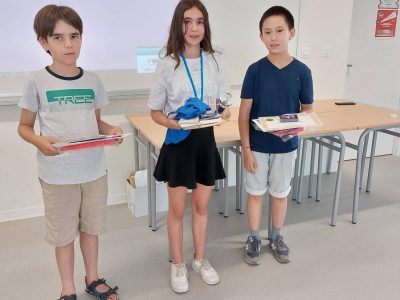 Collège du Sacré Coeur, Aix-en-Provence /

Remise des prix chez nos élèves de 6ème d'un "Big Challenge" encore bien réussi cette année.
On fête non seulement les bons résultats des mieux classés mais aussi la motivation partagée par tous pour apprendre l'anglais. Un grand merci à l'Equipe Big Challenge pour cette belle organisation ainsi que tous les outils pedagogiques qui permettent à nos élèves de s'entraîner et de progresser tout au long de l'année!