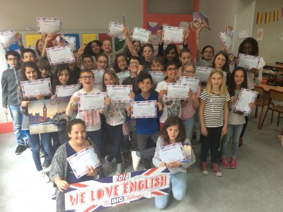 VIENNE - Institution Saint-Charles - Classe de 6ème 1 - Bravo à tous les élèves qui ont participé cette année! Un grand merci à ceux qui organisent "The Big Challenge" !