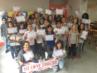 VIENNE - Institution Saint-Charles - Classe de 6ème 1 - Bravo à tous les élèves qui ont participé cette année! Un grand merci à ceux qui organisent "The Big Challenge" !