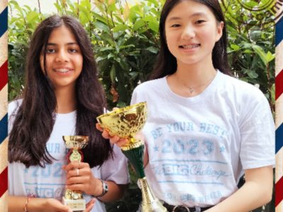 Félicitations à Yanxi, 1ère nationale et à Dia, 3e régionale du niveau 5e ! (Collège Saint François Régis Montpellier)