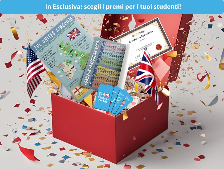 Il teacher pack inviato a chi si iscrive prima del 17 Dicembre