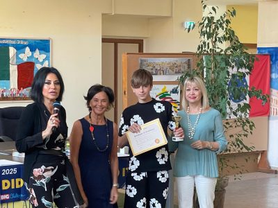 MICHELE CASELLI 1° CLASSIFICATO NELL'ISTITUTO E NEL LAZIO - I.C. Leonardo da Vinci - Roma