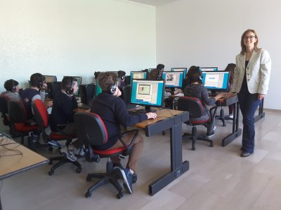 ICS "da Feltre - Zingarelli" Foggia (Italy).
The Big Challenge Contest. March 28th, 2017.
Here are some photos of the students working!