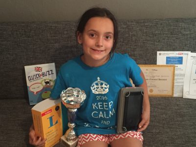 Congratulations to this young national winner of the Big Challenge in Germany!