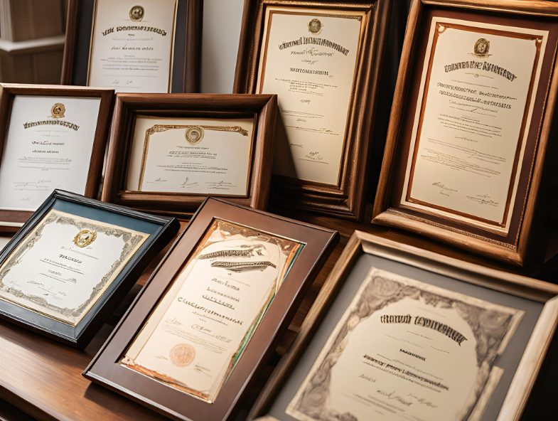 Dyplomy i certyfikaty The Big Challenge