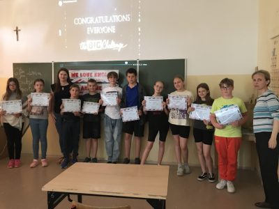 Pozdrawiamy z SP 23 w Kielcach. Gratulacje!