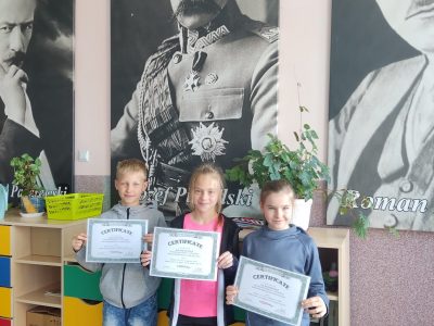 Uczestnicy konkursu z Zespołu Szkolno-Przedszkolnego nr 3 w Wałbrzychu. Gratulujemy i pozdrawiamy!